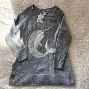 Lauren Conrad narwhal sweater size M